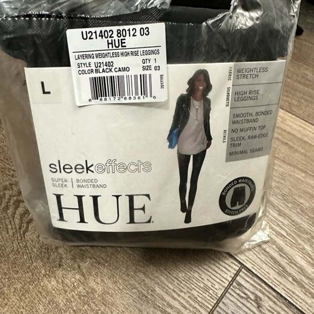 HUE Sleek Effect Faux Leather Sleek Effect High Waist leggings